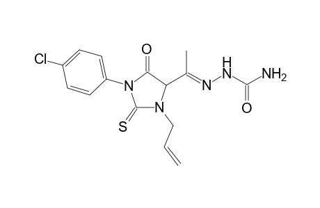 1-[3-Allyl-1-(4-chlorophenyl)-5-oxo-2-thioxoimidazolidin-4-yl)]-ethan-1-one Semicarbazone