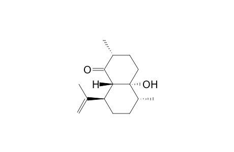 (2R,4aR,5R,8R,8aS)-2,5-dimethyl-4a-oxidanyl-8-prop-1-en-2-yl-2,3,4,5,6,7,8,8a-octahydronaphthalen-1-one