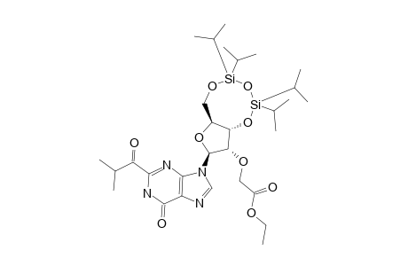 2-N-ISOBUTYRYL-2'-O-(ETHOXYCARBONYL)-METHYL-3',5'-O-(TETRAISOPROPYLDISILOXANE-1,3-DIYL)-GUANOSINE