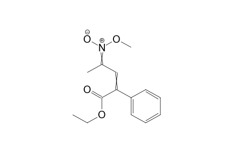 4-(O-Methyl-aci-nitro)-2-phenyl-2-pentenoic acid-ethylester