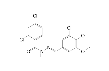 2,4-dichloro-N'-[(E)-(3-chloro-4,5-dimethoxyphenyl)methylidene]benzohydrazide