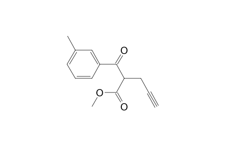 Methyl 2-(3-methylbenzoyl)pent-4-ynoate