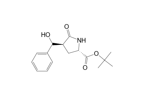 tert-Butyl (2S)-4.beta.-(hydroxyphenylmethyl)pyroglutamate