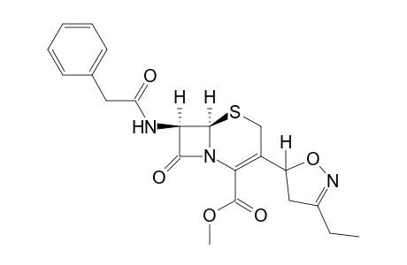 7-[N-(Benzylcarbonyl)amino]-3-(3'-ethylisoxazolyl)-cephalosporin