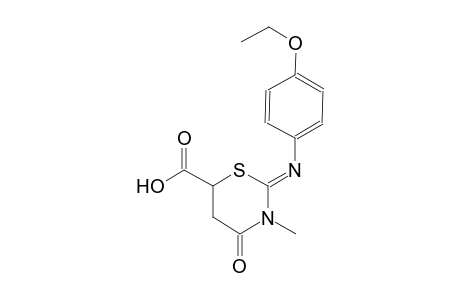 (2Z)-2-[(4-ethoxyphenyl)imino]-3-methyl-4-oxotetrahydro-2H-1,3-thiazine-6-carboxylic acid