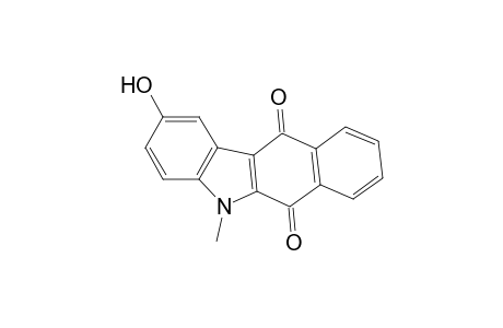 2-Hydroxy-5-methyl-benzo[b]carbazole-6,11-dione