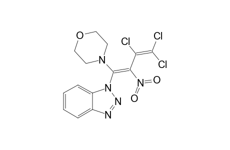 1-(1H-Benzotriazol-1-yl)-3,4,4-trichloro-2-nitro-1-(morpholino)buta-1,3-diene