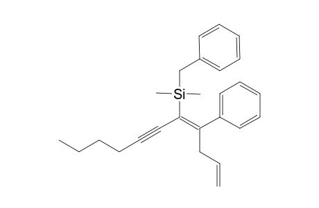 (Z)-Benzyldimethyl(1-hexynyl-2-phenyl-1,4-pentadienyl)silane