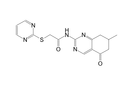 acetamide, 2-(2-pyrimidinylthio)-N-(5,6,7,8-tetrahydro-7-methyl-5-oxo-2-quinazolinyl)-