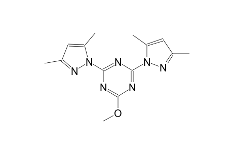 2,4-bis(3,5-dimethyl-1H-pyrazol-1-yl)-6-methoxy-1,3,5-triazine