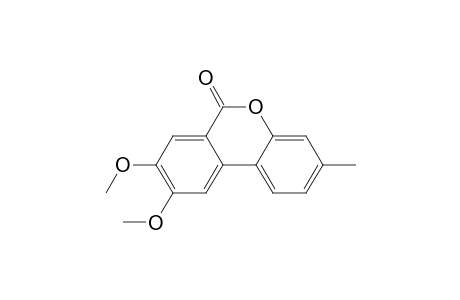 6H-Dibenzo[b,d]pyran-6-one, 8,9-dimethoxy-3-methyl-