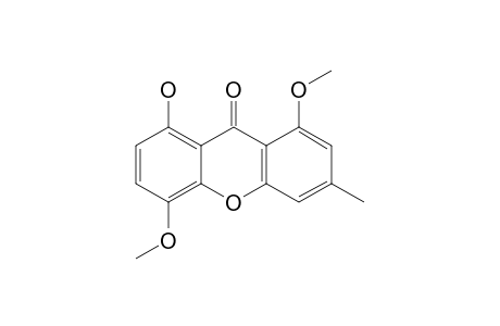 8-HYDROXY-1,5-DIMETHOXY-3-METHYLXANTHONE