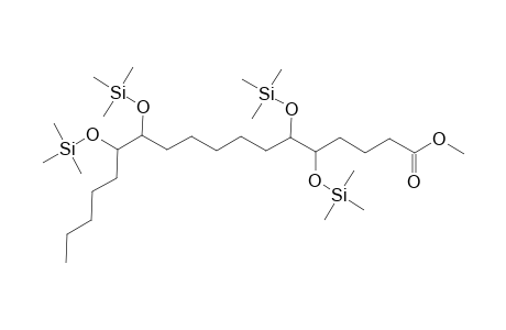 Octadecanoic acid, 5,6,12,13-tetrakis[(trimethylsilyl)oxy]-, methyl ester