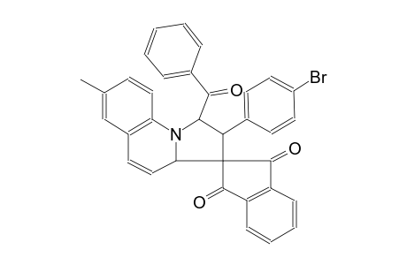 (1'R,2'R)-1'-benzoyl-2'-(4-bromophenyl)-7'-methyl-2',3a'-dihydro-1'H-spiro[indene-2,3'-pyrrolo[1,2-a]quinoline]-1,3-dione