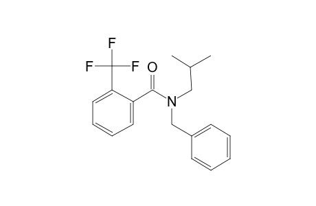 Benzamide, 2-trifluoromethyl-N-benzyl-N-isobutyl-