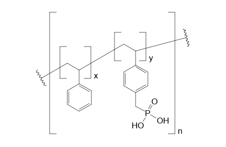 Styrene-co-Styphos acid copolymer (50/50 % molar)