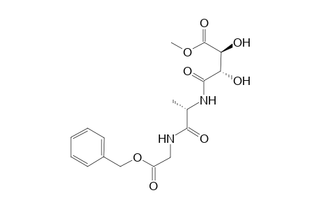 (5S,8S,9S)-1-Benzyl-10-methyl-8,9-dihydroxy-4,7-dioxo-5-methyl-3,6-diazadecanedicarboxylate