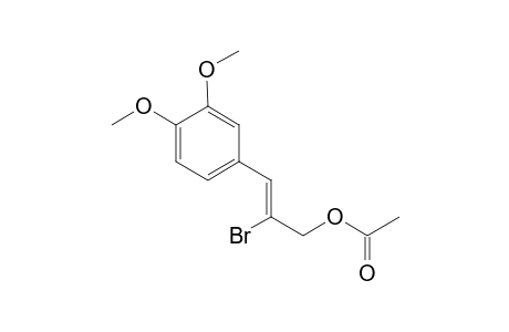 2-Bromo-3-[(3',4'-dimethoxyphenyl)prop-2'-enyl] Acetate