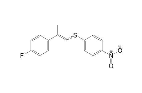 (2-(4-Fluorophenyl)prop-1-en-1-yl)(4-nitrophenyl)sulfane