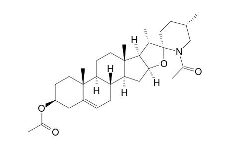 (3.beta.,22.alpha.,25.alpha.)-28-Acetylspirosol-5-en-3-yl acetate