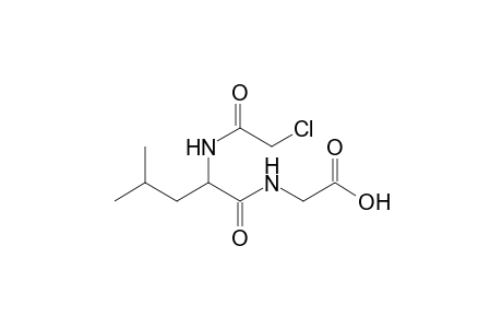 N-[N-(chloroacetyl)-D,L-leucyl]glycine