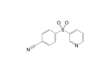 4-(pyridin-3-ylsulfonyl)benzonitrile