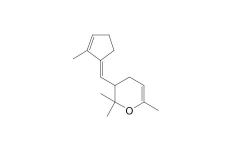2,2,6-trimethyl-3-[(E)-(2-methyl-1-cyclopent-2-enylidene)methyl]-3,4-dihydropyran