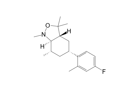 rac-(3aR,5R,7S,7aR)-5-(4-fluoro-2-methylphenyl)-1,3,3,7-tetramethyloctahydrobenzo[c]isooxazole