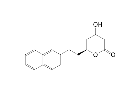(6S)-4-Hydroxy-6-[2'-(2"-naphthyl)ethyl]-3,4,5,6-tetrahydro-2H-pyran-2-one