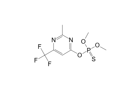 Phosphorothioic acid, O,O-dimethyl O-[2-methyl-6-(trifluoromethyl)-4-pyrimidinyl] ester