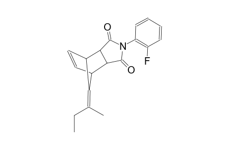 4-(2-fluorophenyl)-10-(1-methylpropylidene)-4-azatricyclo[5.2.1.0~2,6~]dec-8-ene-3,5-dione
