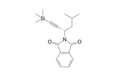 2-[(1S)-1'-Isobutyl-3'-(trimethylsilyl)prop-2'-yn-1'-yl]-1H-isoindole-1,3(2H)-dione