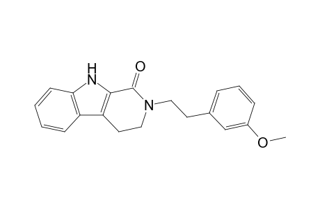 2-[2-(3-Methoxyphenyl)ethyl]-2,3,4,9-tetrahydropyrido[3,4-b]indol-1-one