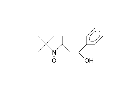 5,5-Dimethyl-2-(A-hydroxy-B-styryl)-1-pyrroline 1-oxide