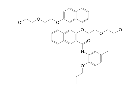 2,2'-BIS-[2-(2-HYDROXYETHOXY)-ETHOXY]-N-[5-METHYL-2-(2-PROPENYLOXY)-PHENYL]-[1,1'-BINAPHTHALENE]-3-CARBOXAMIDE