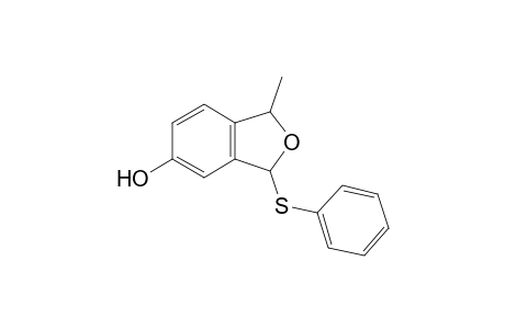 1-Methyl-3-(phenylthio)-5-hydroxy-1,3-dihydroisobenzofuran