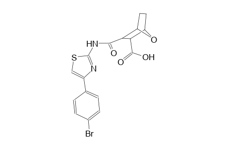3-({[4-(4-bromophenyl)-1,3-thiazol-2-yl]amino}carbonyl)-7-oxabicyclo[2.2.1]heptane-2-carboxylic acid