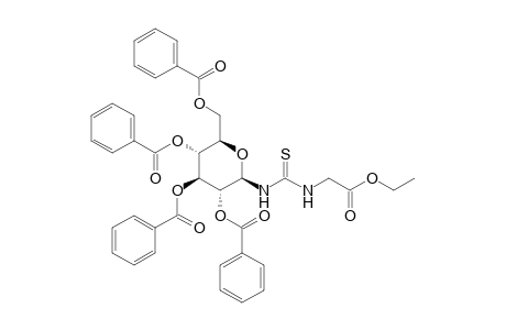 N-[(Ethoxycarbonyl)methyl]-N'-[(2',3',4',6'-tetrabenzoyl)-.beta.-D-glucopyranosyl]thiourea