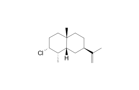 3-.alpha.Chloro-4.beta.-H-eudesma-11,12-ene