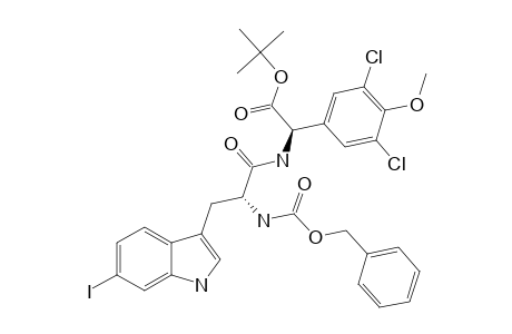 (R,R)-6'-IODO-N-CARBOBENZYLOXY-TRYPTOPHYL-3',5'-DICHLORO-4'-METHOXY-PHENYLGLYCINE-TERT.-BUTYLESTER