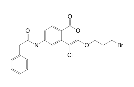 3-(3-Bromopropyloxy)-4-chloro-7-[(phenylacetyl)amino]-1H-2-benzopyran-1-one