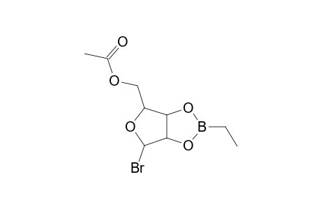 alpha-D-LYXOFURANOSYL BROMIDE, CYCLIC 2,3-(ETHYLBORONATE) 5-ACETATE