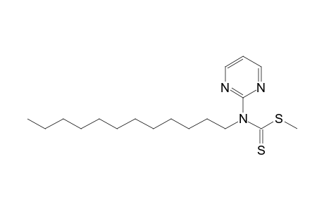 Methyl N-dodecyl-N-(2-pyrimidyl)dithiocarbamate