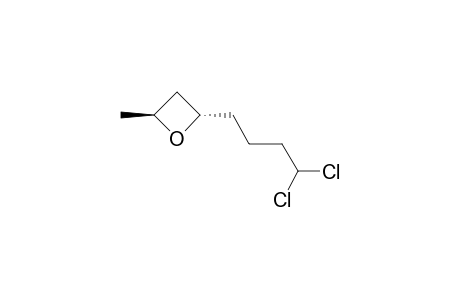 TRANS-2-(4,4-DICHLOROBUTYL)-4-METHYLOXETANE