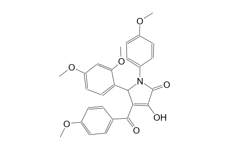 5-(2,4-dimethoxyphenyl)-3-hydroxy-4-(4-methoxybenzoyl)-1-(4-methoxyphenyl)-1,5-dihydro-2H-pyrrol-2-one