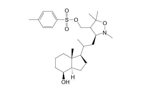 [1R-[1.alpha.(R*),3a.beta.,4.alpha.,7a.alpha.,(3S*,4S*)]]-octahydro-7a-methyl-1-[1-methyl-2-[4-[[[(4-methylphenyl)sulfonyl]oxy]-methyl]-2,5,5-trimethyl-3-isoxazolidinyl]ethyl]inden-4-ol