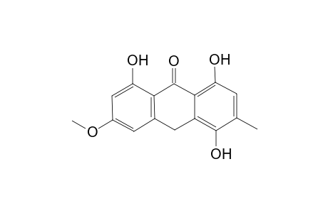 1,4,8-Trihydroxy-6-methoxy-3-methyl-9(10H)-anthracenone