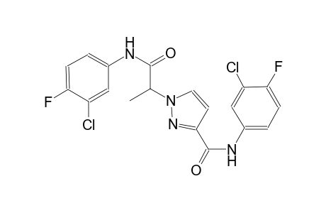 1H-pyrazole-1-acetamide, N-(3-chloro-4-fluorophenyl)-3-[[(3-chloro-4-fluorophenyl)amino]carbonyl]-alpha-methyl-