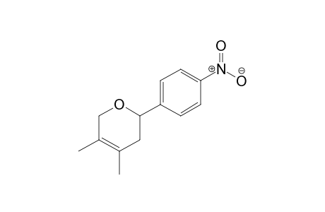 4,5-Dimethyl-2-(4-nitrophenyl)-3,6-dihydro-2H-pyran