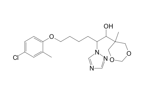 1H-1,2,4-Triazole-1-ethanol, beta-[4-(4-chloro-2-methylphenoxy)butyl]-alpha-(5-methyl-1,3-dioxan-5-yl)-